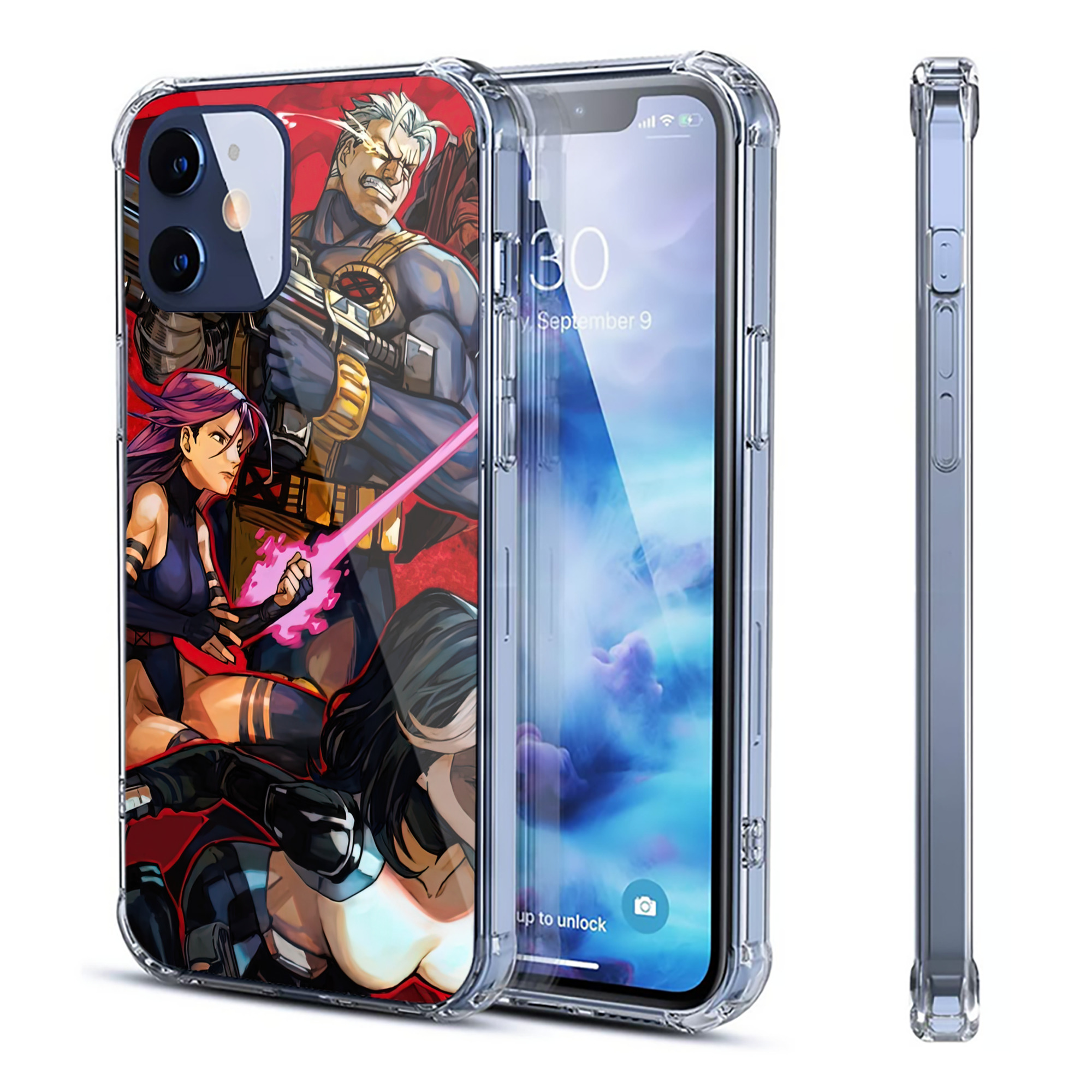 （画像用） Deadpool デッドプール 【iPhone 12シリーズ対応】透明スマホケース（クリアソフトケース）